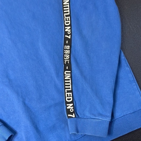 Untitled no. 7 loose fit cotton on garments blue longsleeve sz small - Picture 3 of 4